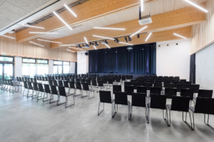 Saal „Anna Maria“ – Blick auf die Bühne