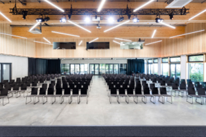Saal „Anna Maria“ – Blick von der Bühne