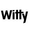 Schwarzes Logo Witty