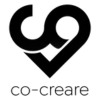 Schwarzes Logo co-creare