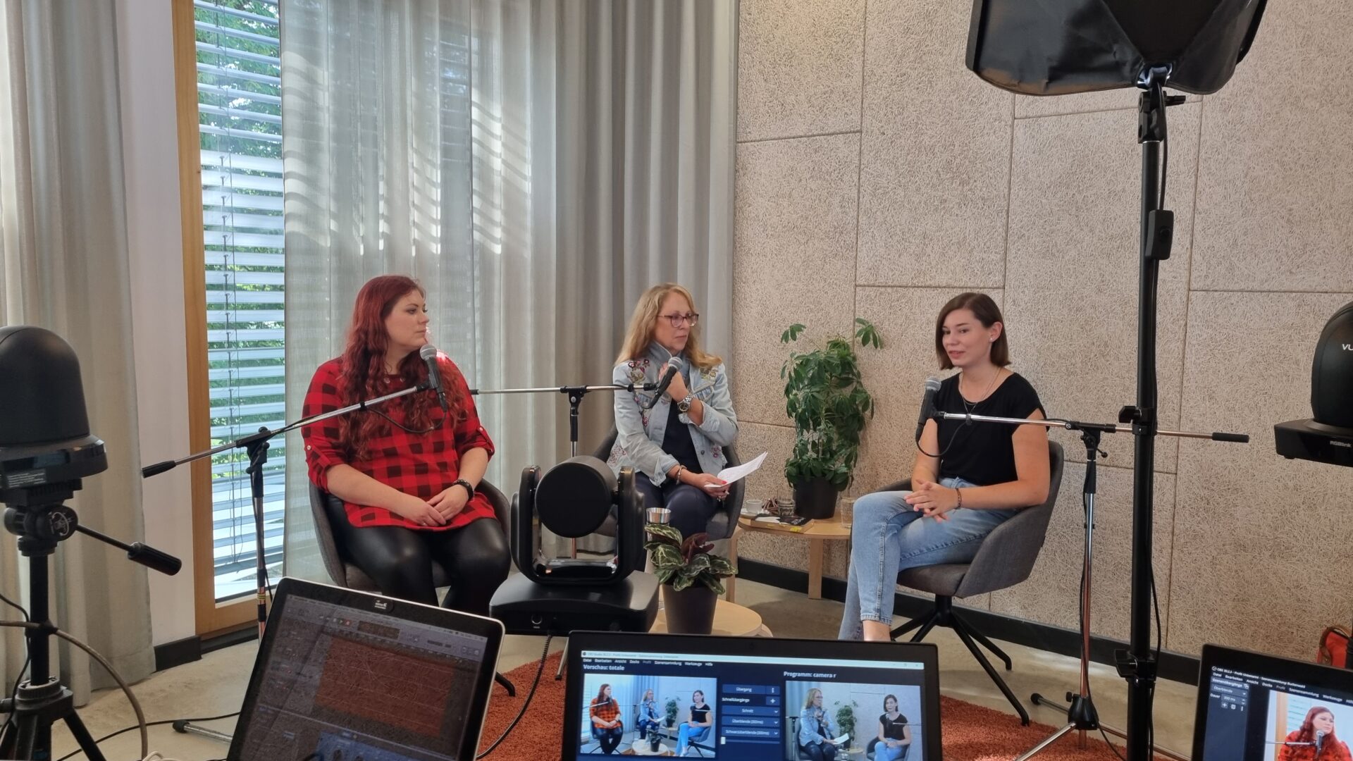 Podcast-Technik Podcast Aufnahme - Veranstaltungstechnik im westhouse