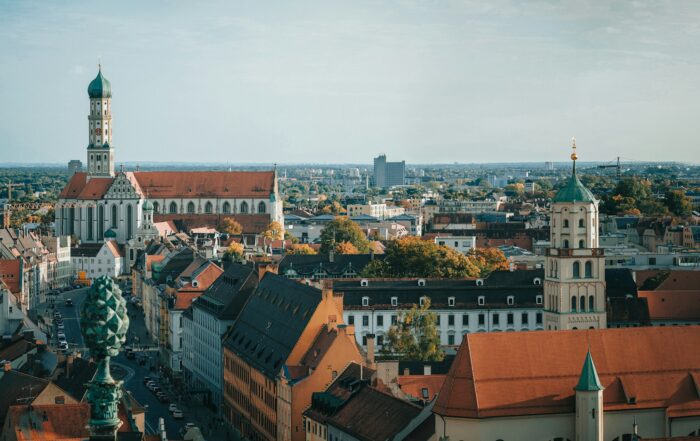Augsburg von Oben