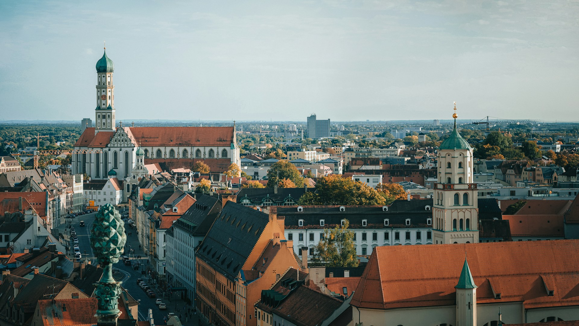 Augsburg von Oben