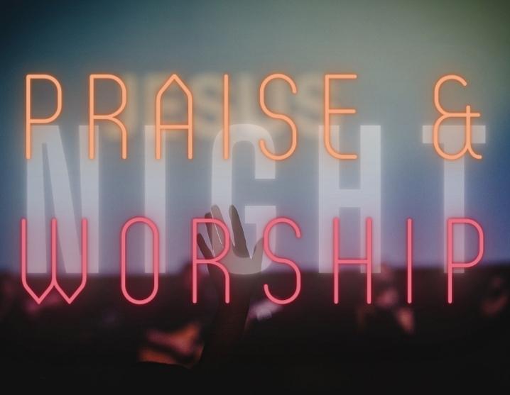 Flyer zur Praise & Worship Night im westhouse Augsburg