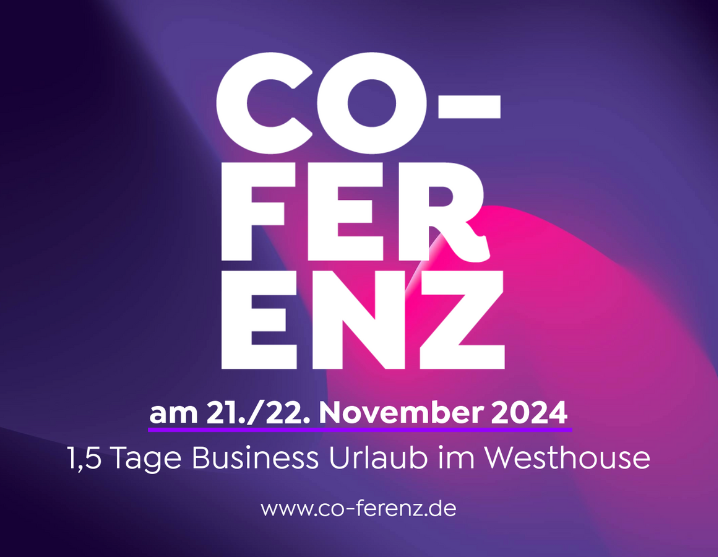 Infoflyer zur co-ferenz 2024 im westhouse Augsburg