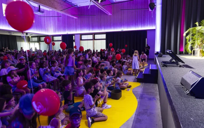 Veranstaltungssaal des Rocketeer Kidsfestival im westhouse